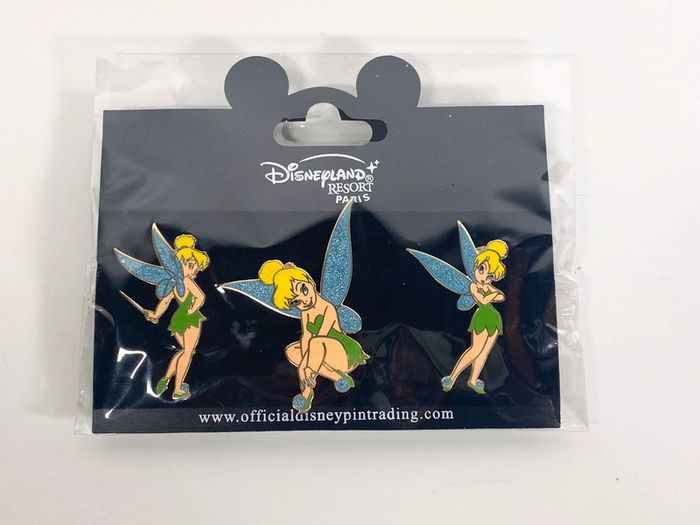 Disney set de 3 pin’s la fée clochette