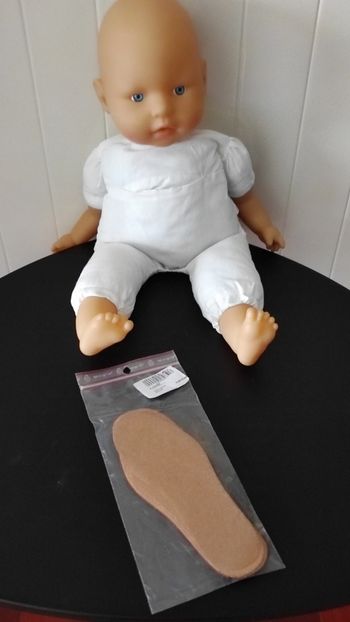 👣 Lot de 2 paires de semelles enfant – liège / cuir – pointure 27