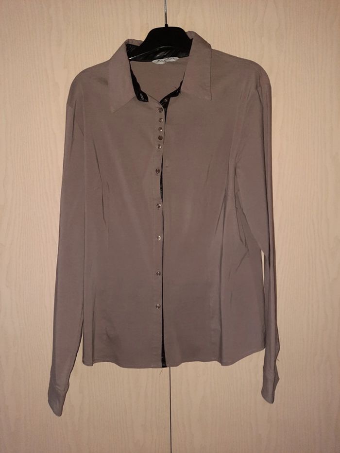 Chemisier brun taille XL