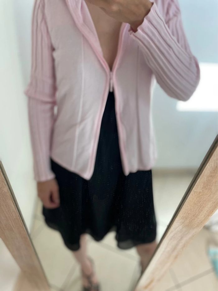 Gilet rose clair - photo numéro 3