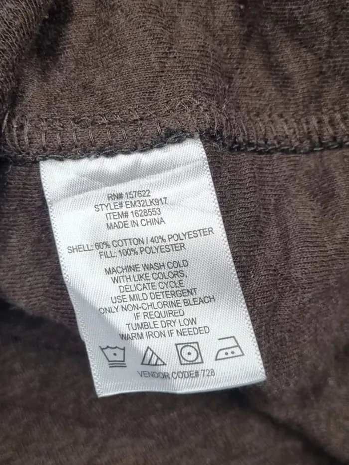 Sweat 1/4 boutons Eddie Bauer marron – Taille L Hommes - photo numéro 7