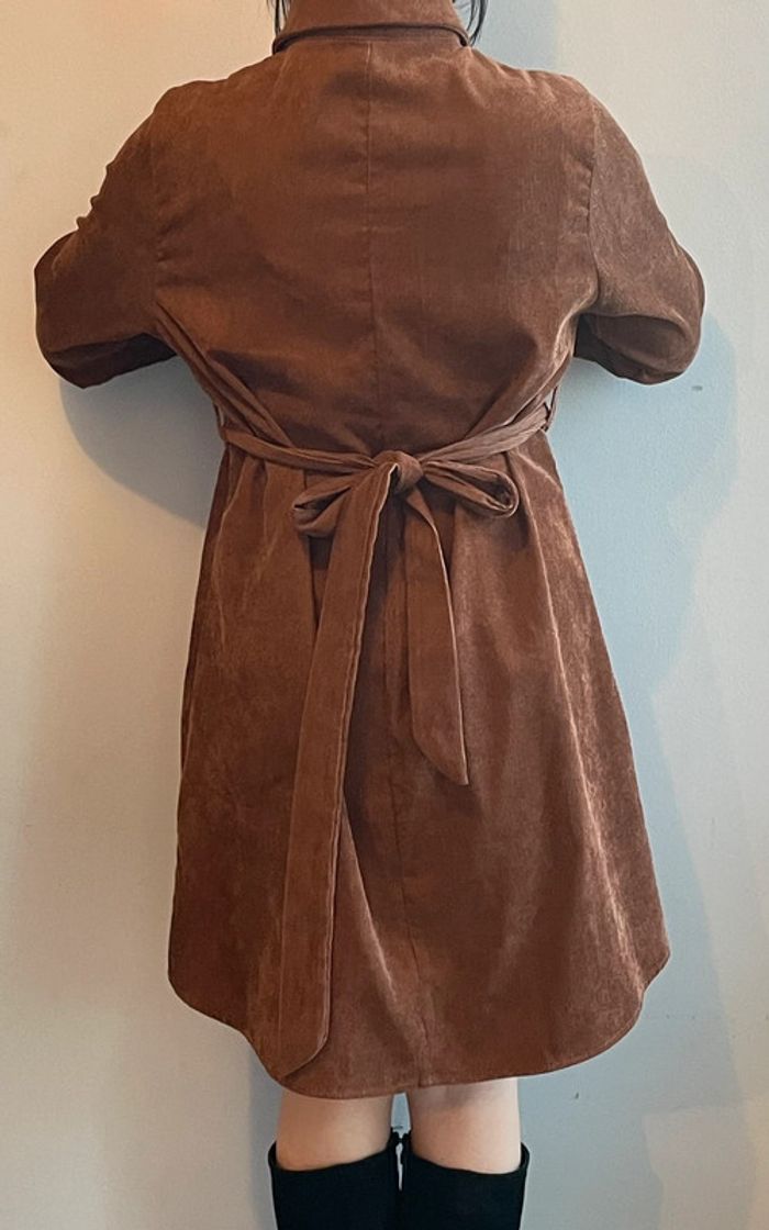 Robe velours manches longues hiver - photo numéro 4