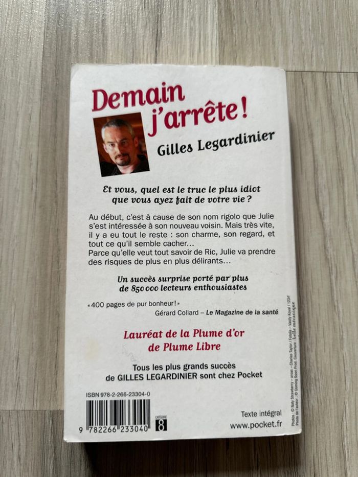 Livre demain j’arrête - photo numéro 2