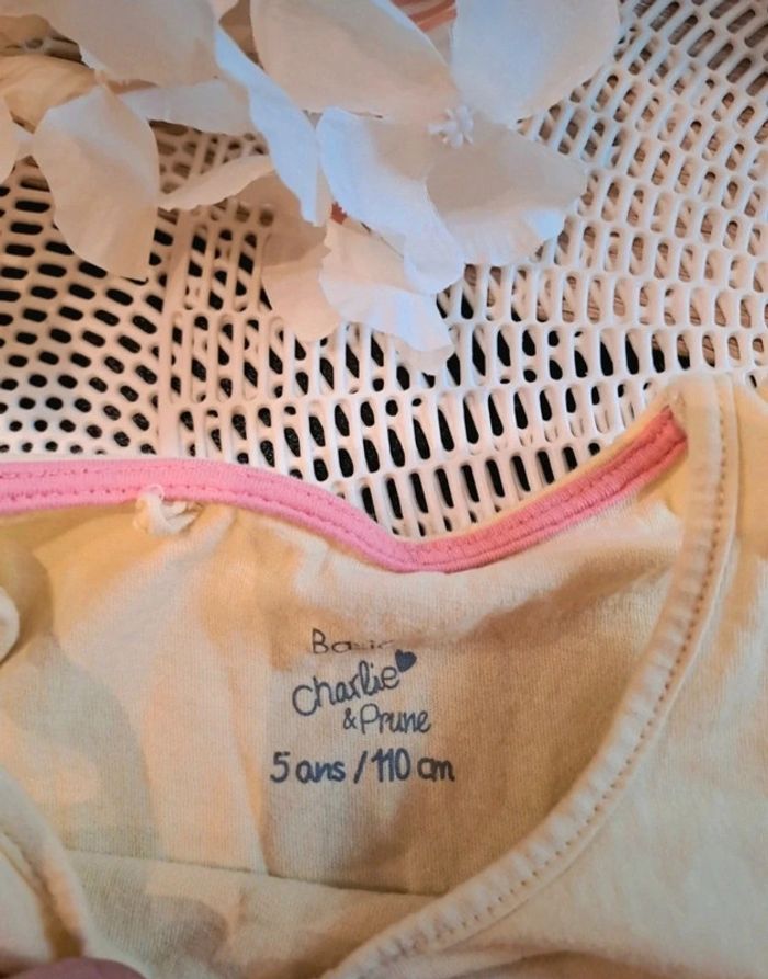 Débardeur, taille 5 ans, marque Charlie et prune - photo numéro 2