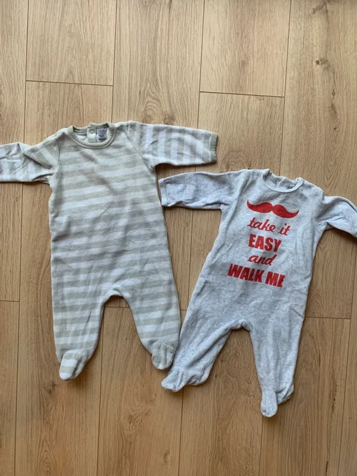 Lot de 2 pyjamas 6 mois