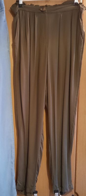 Pantalon léger et décontracté Kaki