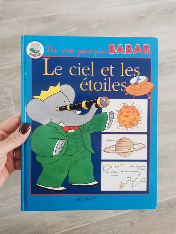 Livre Babar le ciel et les étoiles - photo numéro 1