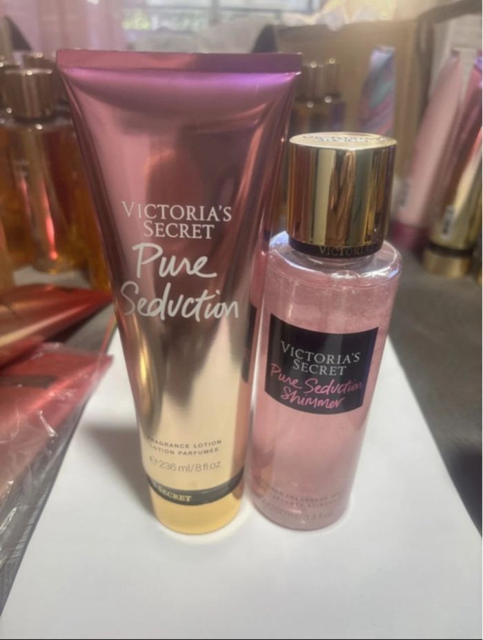 Ensemble Victoria ´s secret crème et brume - photo numéro 3
