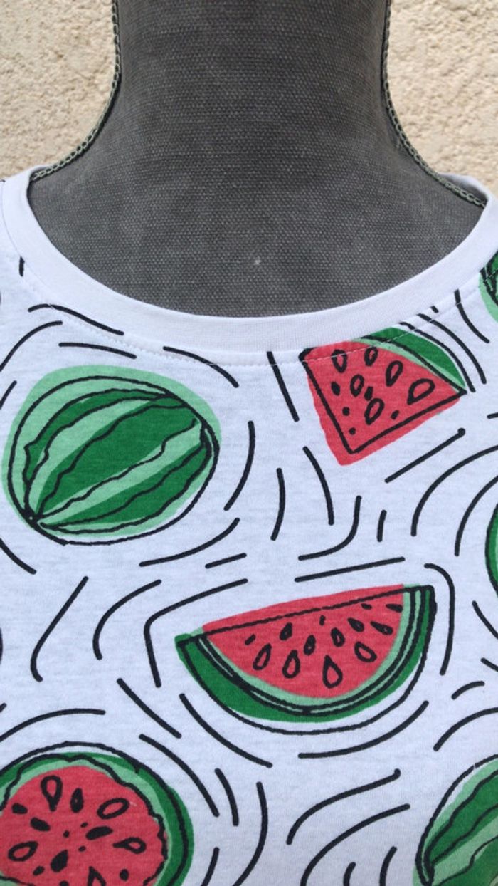 Primark t shirt taille s motif pastèque - photo numéro 2