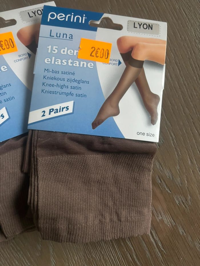 6 paires de mi bas neuf - photo numéro 2