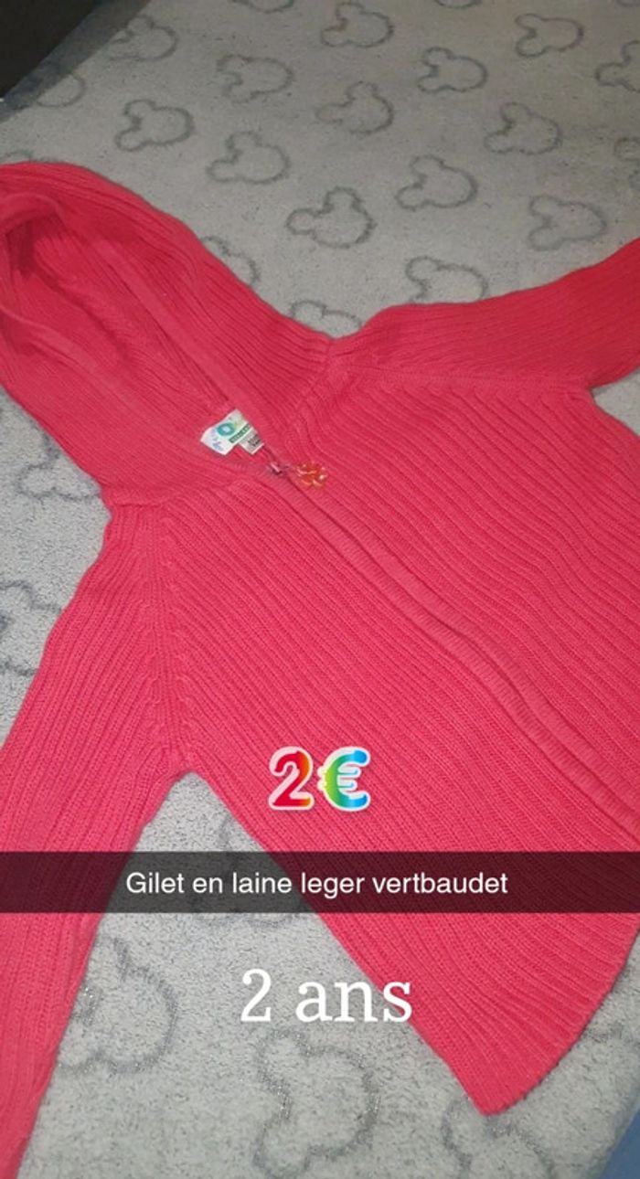 Gilet vertbaudet fille