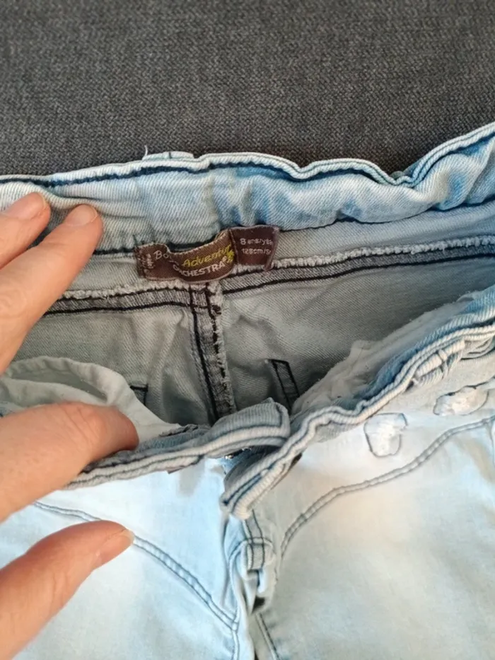 Short garçon en jean - photo numéro 2