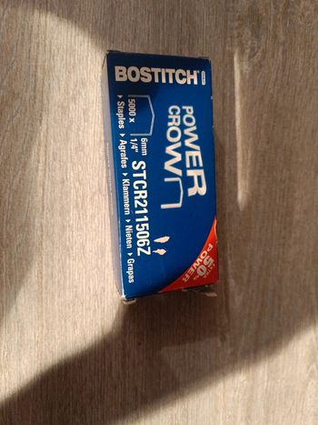 Agrafes bostitch 6mm 1/4" 5000unites