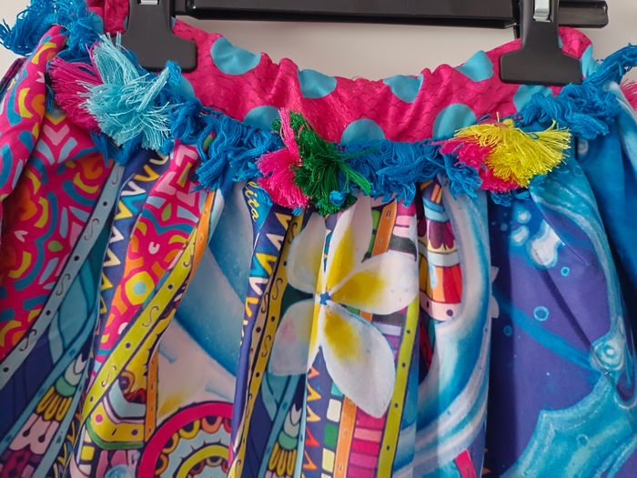 Jupe Rosalita Senoritas motif des îles en 6 ans - photo numéro 9