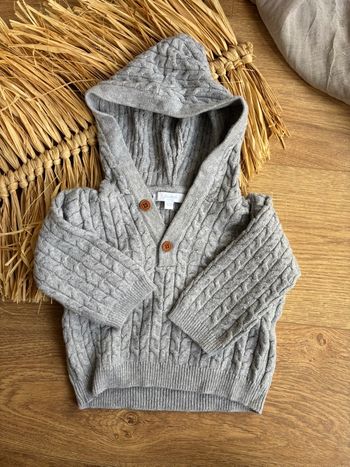 Pull à capuche Jacadi 6 mois 