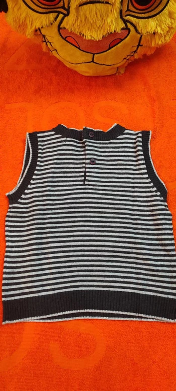 Pull sans manche 🐰 Sergent Major 18 mois - photo numéro 4