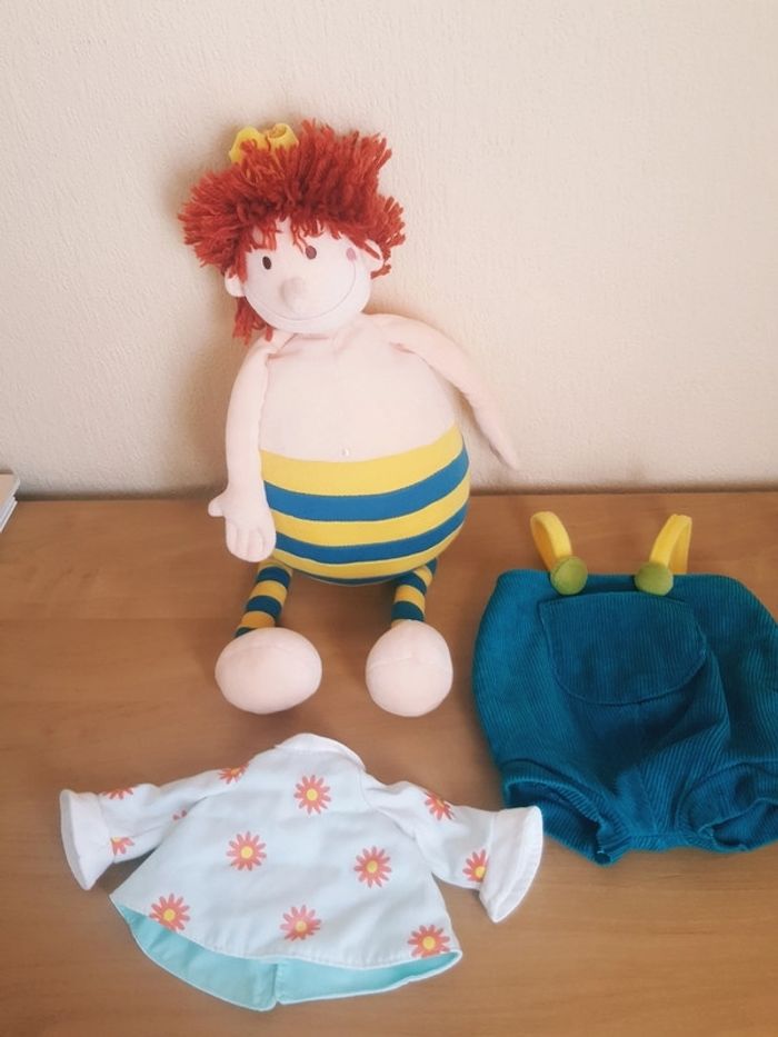 Lilliputiens peluche en tissus Lolly