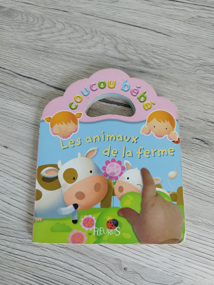 Livre à rabat les animaux de la ferme