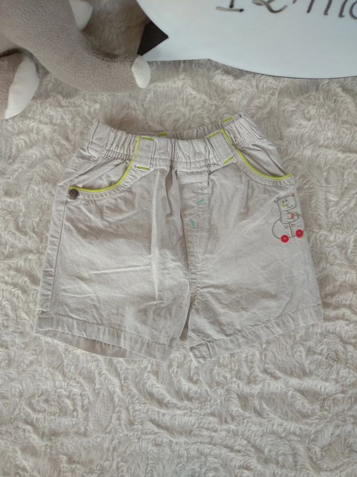 Short Garçon 12 mois Ours Éléphant Orchestra - photo numéro 2