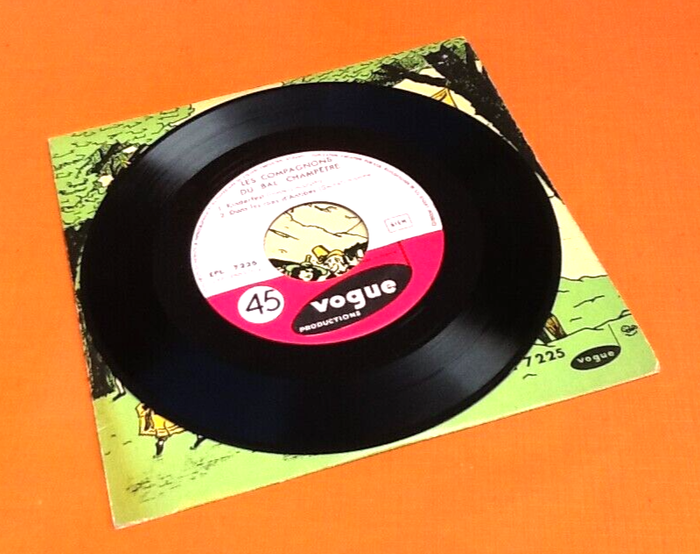 Vinyle 45 tours Les compagnons du Bal champêtre Die Luschtige Ländlerbursche - photo numéro 2