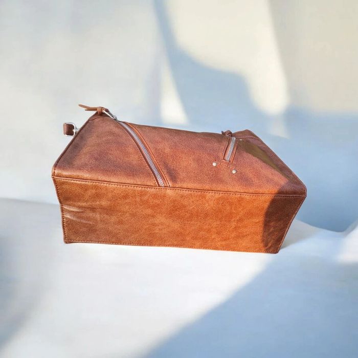 Sac à main avec bandoulière ajustable cuir polyuréthane - photo numéro 7