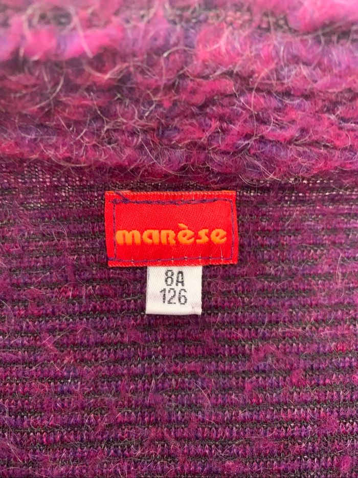 Gilet, zippé, mauve, en taille huit ans et de marque Marese. - photo numéro 2