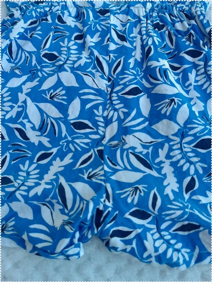 🔸Combinaison Combishort Fille bleu & blanc Gémo – 5 ans🔸 - photo numéro 9