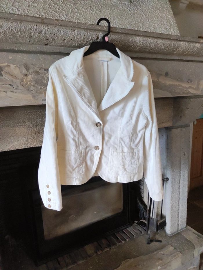 Veste blazer blanche/crème