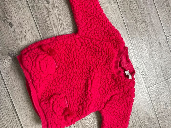 Pull chaud fushia - grain de blé 6 mois - photo numéro 5