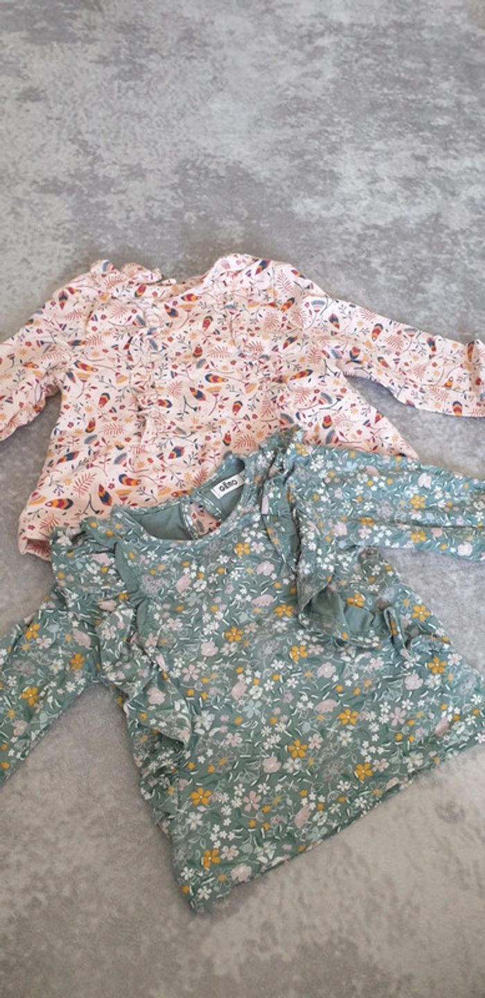 Lot de 2 hauts bébé fille 12 et 18 mois