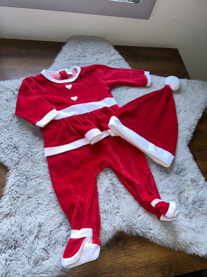 Pyjama de Noël bébé fille - 9 mois - Tex Baby