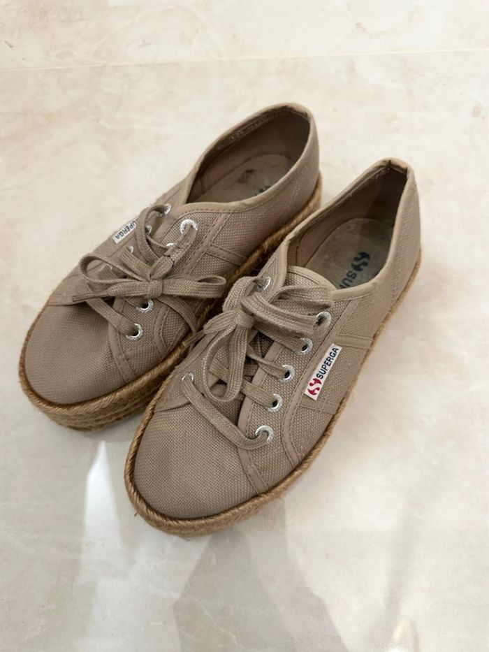 Superga plate-forme espadrilles 2790 🧸 - photo numéro 3