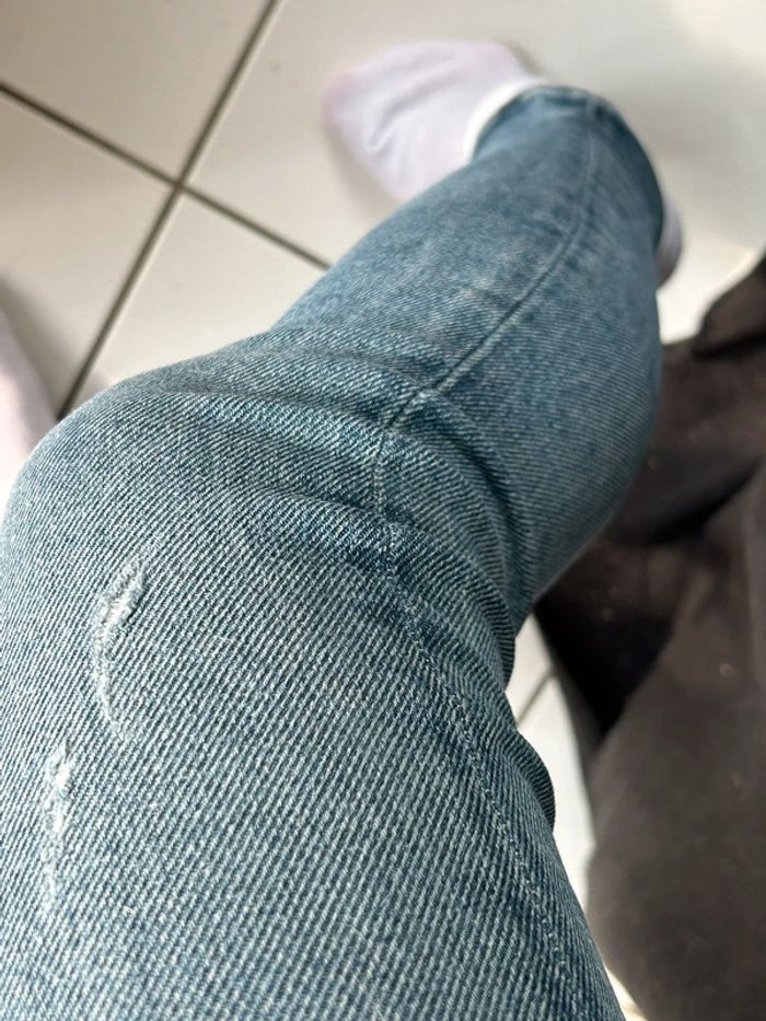 505 - jeans Zara bleu taille haute - photo numéro 6