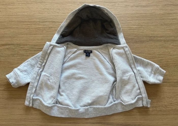 Sweat / gilet zippé 1 mois Kiabi - photo numéro 3