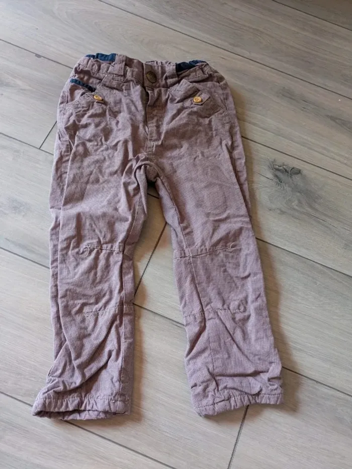 Pantalon doublé Kiabi little hipster 3 ans