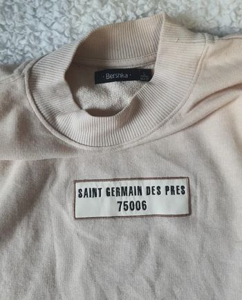 Sweat fin molletonné MC femme 40 - L