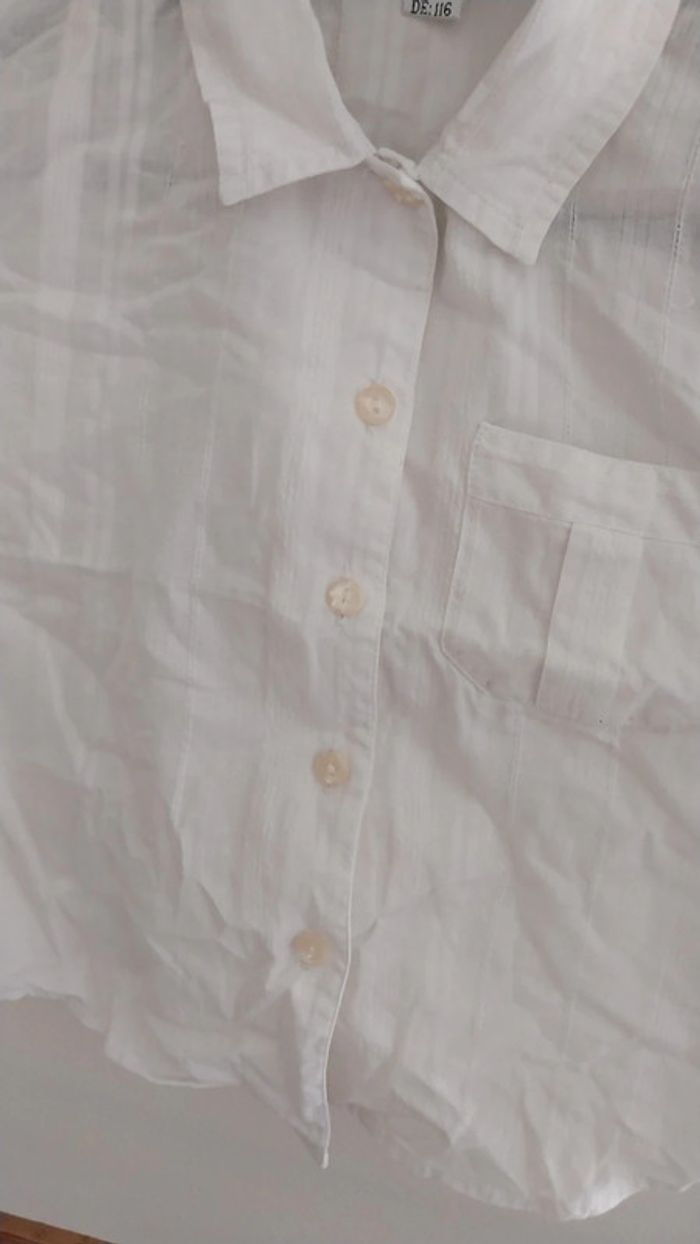 Chemise / chemisier ajusté by Cyrilus excellent état taille 6 ans - photo numéro 3