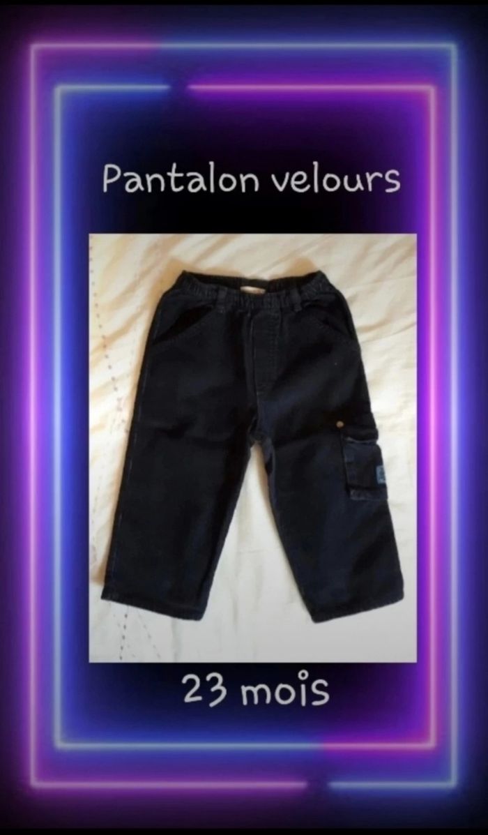 🐧 Superbe pantalon marine (23 mois) 🐧