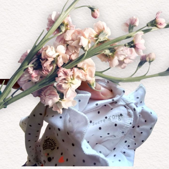 Ensemble robe/tunique/legging bébé fille taille 6 mois - photo numéro 4