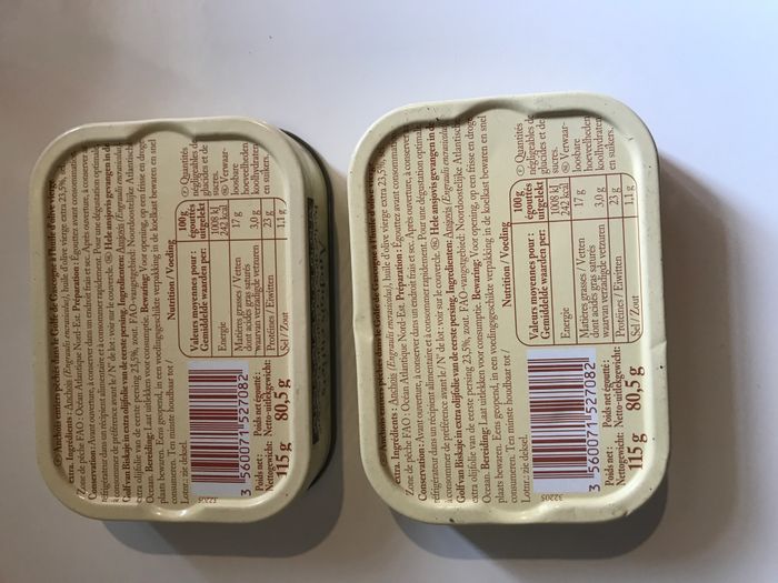 4 boites de conserve - photo numéro 2