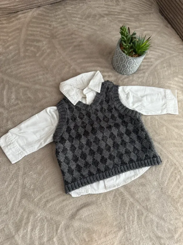 Ensemble chic bébé garçon – 3 mois - photo numéro 2