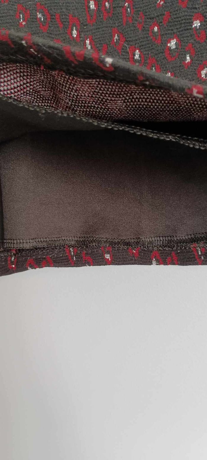 Jupe noire imprimée "Un temps pour elle" Taille 42 - photo numéro 5