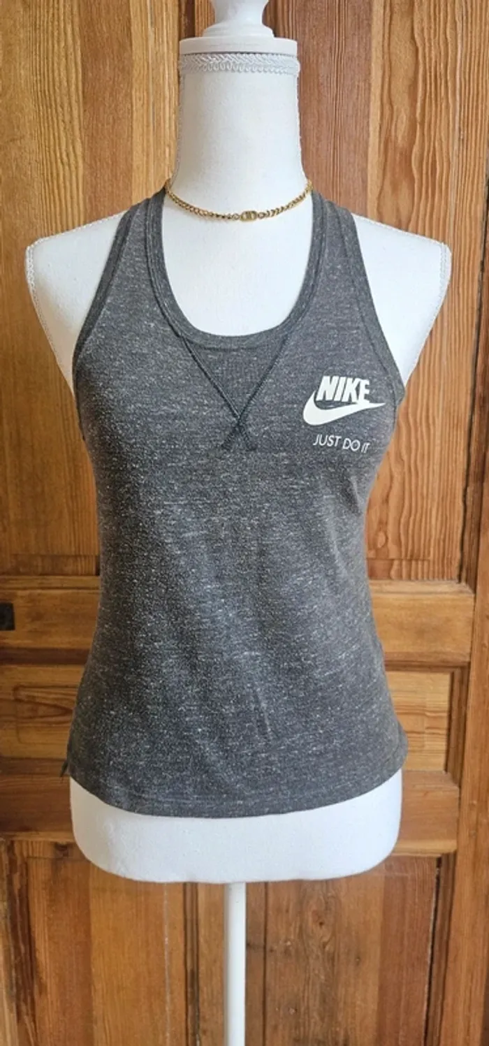 Nike vintage débardeur gris femme XS - photo numéro 3