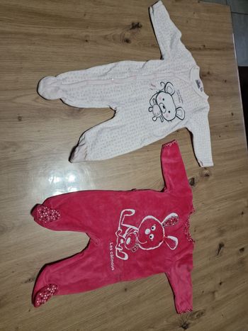 Lot de 2 pyjamas 3 mois