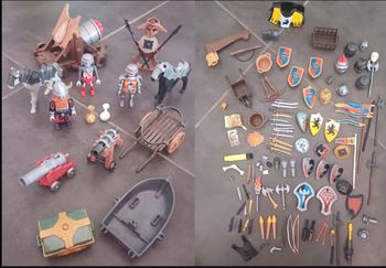 Lot chevaliers, viking playmobil