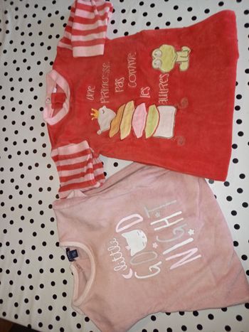 Lot de 2 pyjamas fille 12 mois