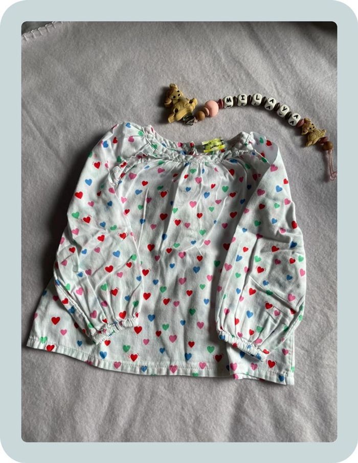 Blouses fille 12 mois