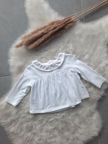 Tunique blanche 6 mois