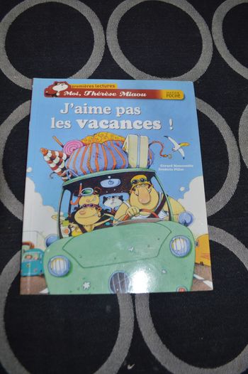 Livre Premières lectures, J'aime pas les vacances !