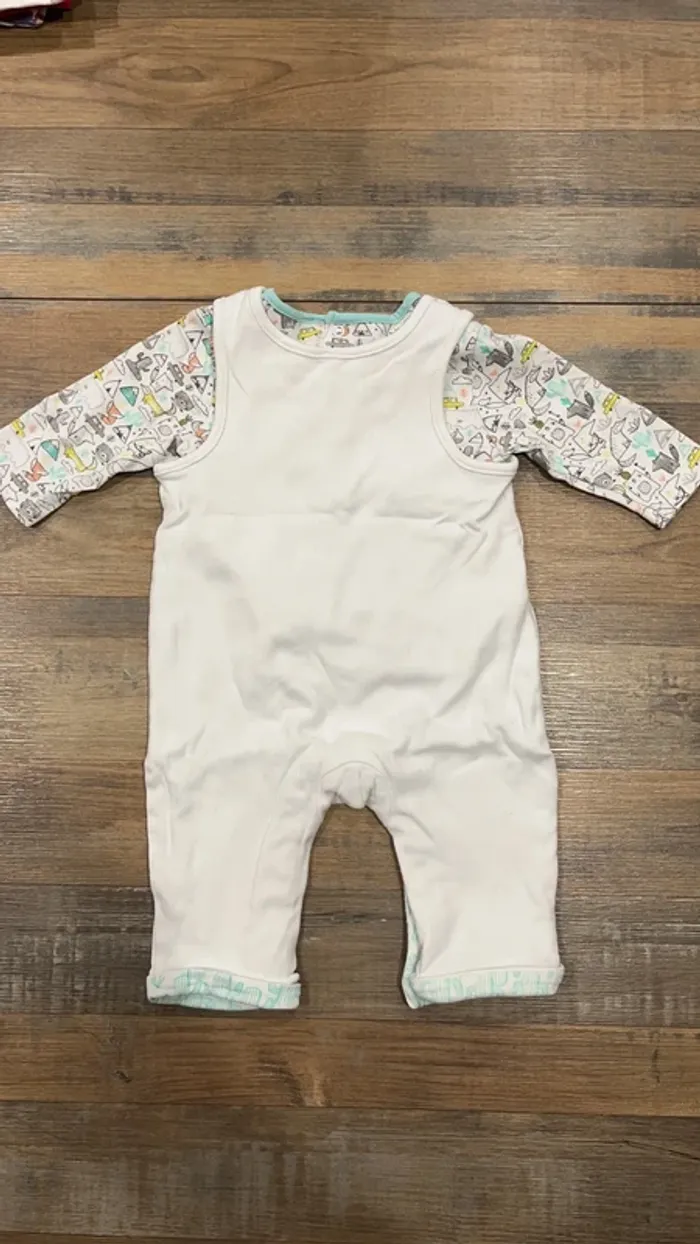 Salopette t-shirt manches longues - photo numéro 2